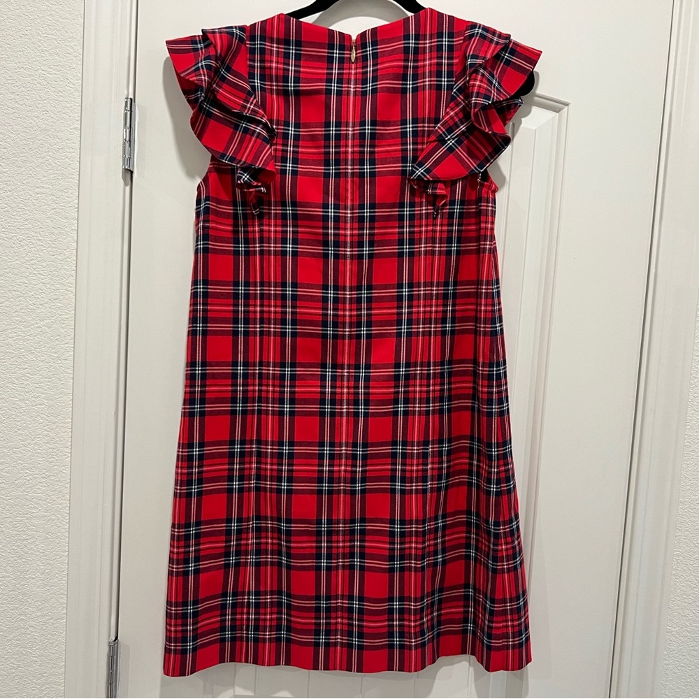 Draper James Angie Check Ruffle Shift Dress - Picture 11 of 12